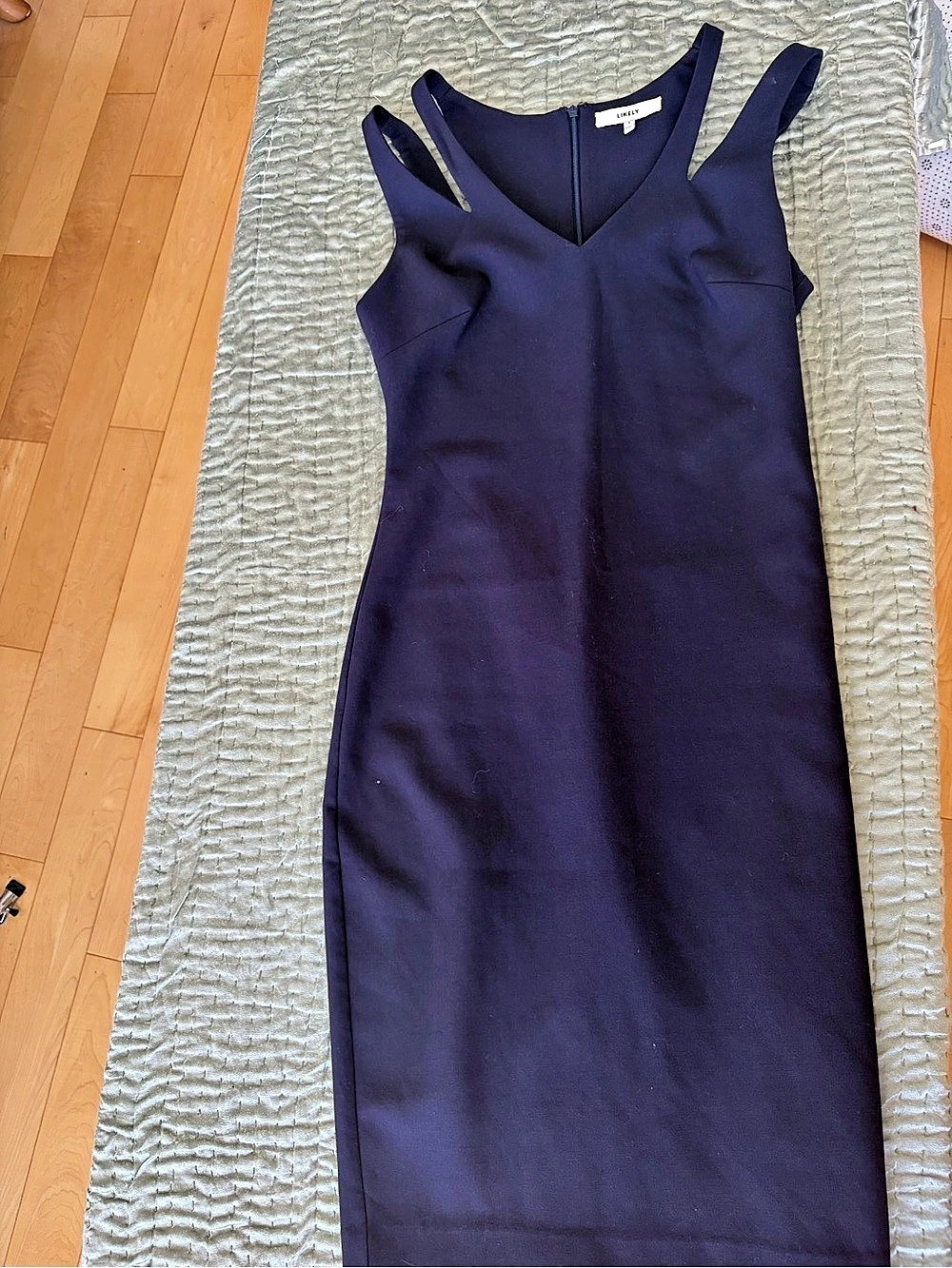 LIKELY Women's Sleeveless Midi Dress Purple Size 6